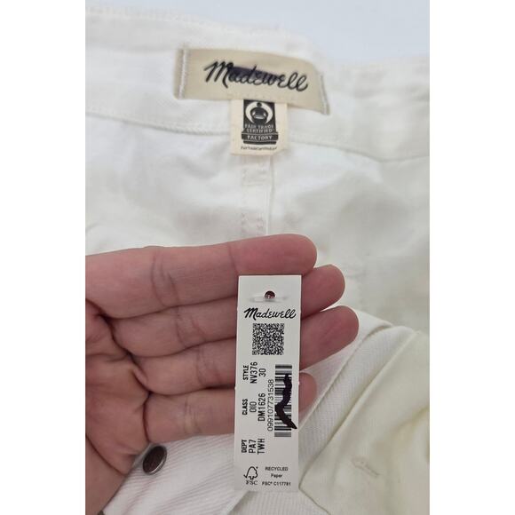 NWT Madewell Wide-Sweep Trousers: Airy Denim Edition Size 30 Retail $148 - Picture 5 of 7